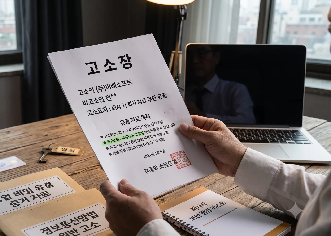 “‘퇴사한 직원이 영업비밀과 고객 명단을 가지고 경쟁사로 이직했습니다…’ 퇴사자 자료 무단유출 형사고소와 영업비밀침해 금지가처분 가이드”
